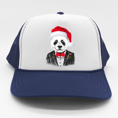 Santa Claus Panda Bear Trucker Hat