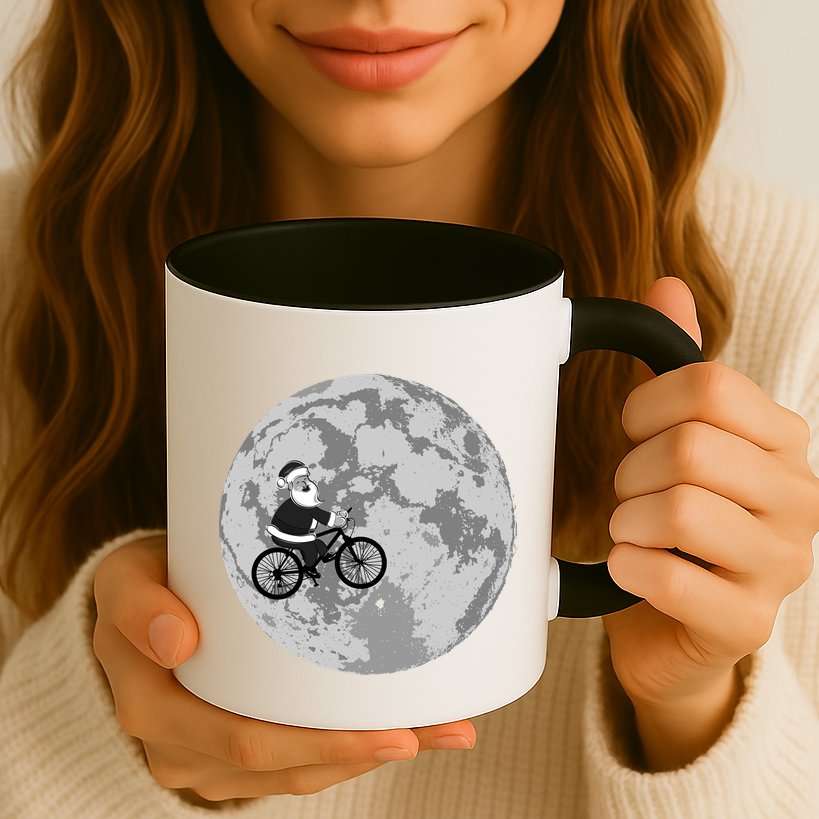 Santa Claus To The Moon Mug