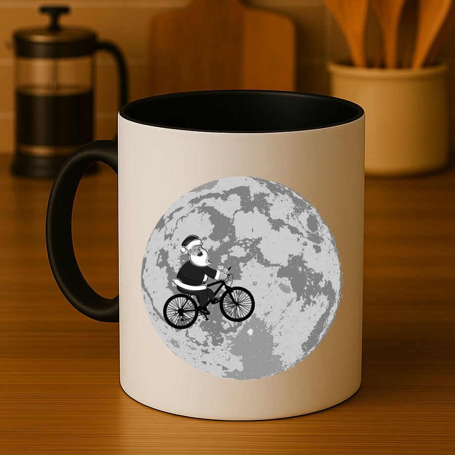 Santa Claus To The Moon Mug