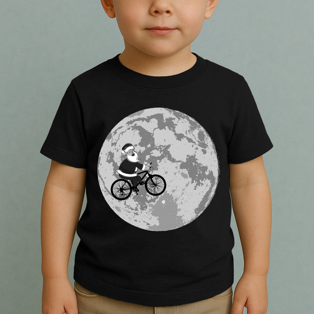 Santa Claus To The Moon Toddler T-Shirt