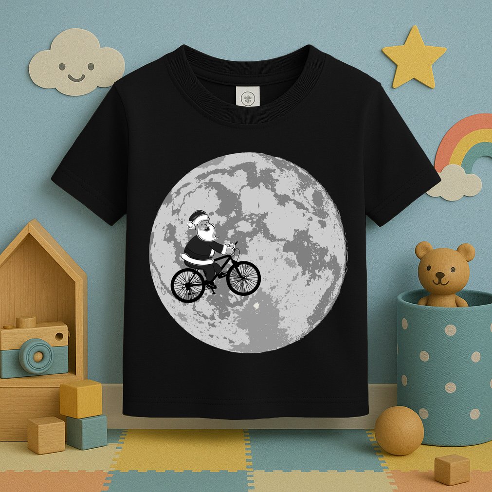 Santa Claus To The Moon Toddler T-Shirt