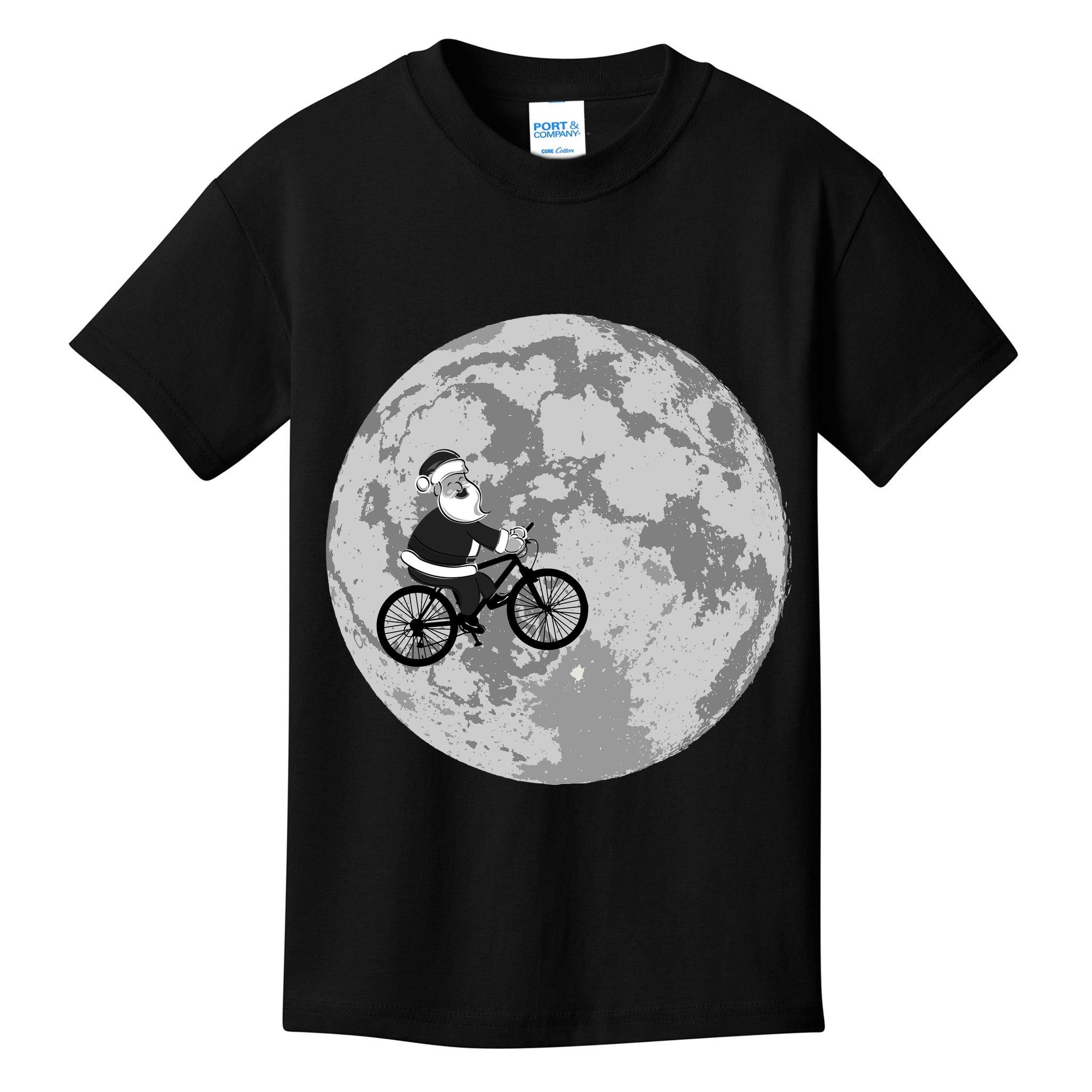 Santa Claus To The Moon Kids T-Shirt