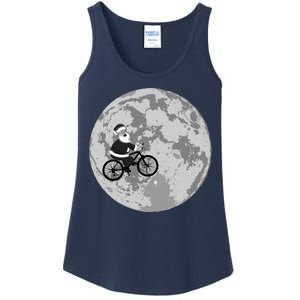 Santa Claus To The Moon Ladies Essential Tank