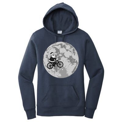 Santa Claus To The Moon Women's Pullover Hoodie