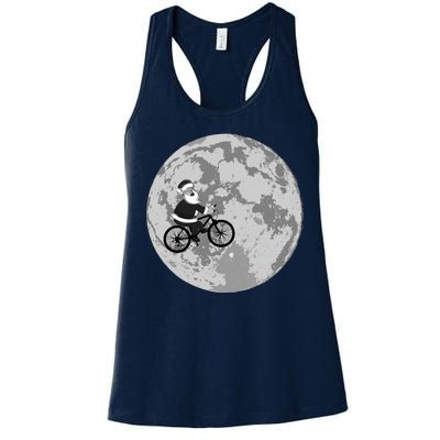 Santa Claus To The Moon Women's Racerback Tank