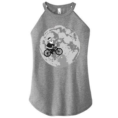 Santa Claus To The Moon Women's Perfect Tri Rocker Tank