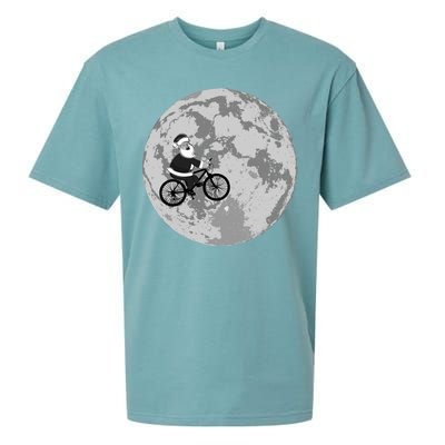 Santa Claus To The Moon Sueded Cloud Jersey T-Shirt