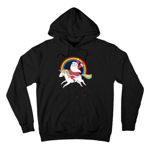 Santa Claus Unicorn Christmas Magic Hoodie