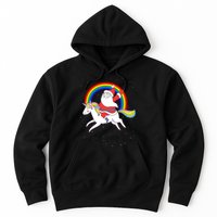 Santa Claus Unicorn Christmas Magic Hoodie