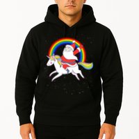 Santa Claus Unicorn Christmas Magic Hoodie
