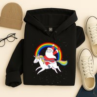 Santa Claus Unicorn Christmas Magic Hoodie