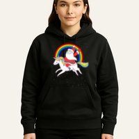 Santa Claus Unicorn Christmas Magic Hoodie