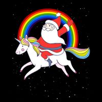 Santa Claus Unicorn Christmas Magic Hoodie