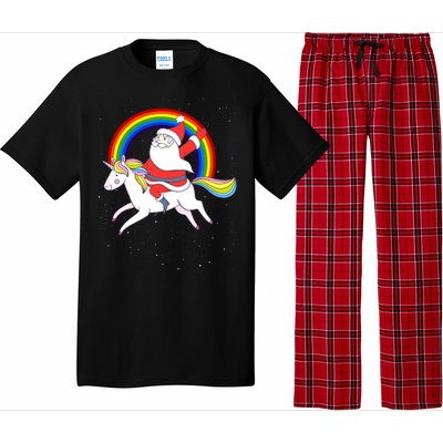 Santa Claus Unicorn Christmas Magic Pajama Set