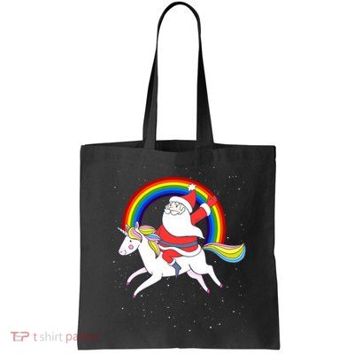 Santa Claus Unicorn Christmas Magic Bag