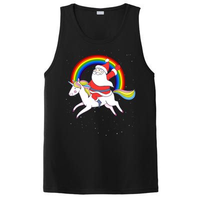 Santa Claus Unicorn Christmas Magic PosiCharge Competitor Tank