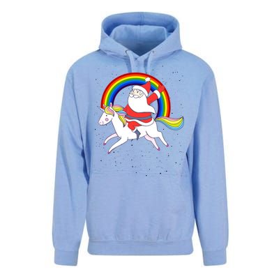 Santa Claus Unicorn Christmas Magic Unisex Surf Hoodie