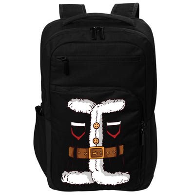 Santa Clause Costume Funny Chrismas Suit Impact Tech Backpack