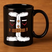 Santa Clause Costume Funny Chrismas Suit 11oz C Handle Ceramic Mug