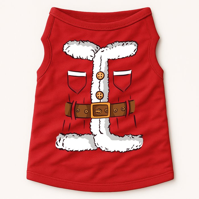 Santa Clause Costume Funny Chrismas Suit Doggie Tank