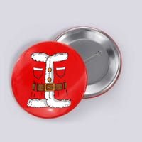 Santa Clause Costume Funny Chrismas Suit Button