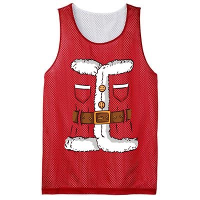 Santa Clause Costume Funny Chrismas Suit Mesh Reversible Basketball Jersey Tank
