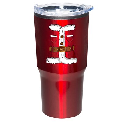 Santa Clause Costume Funny Chrismas Suit Tumbler