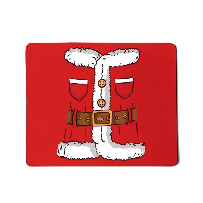 Santa Clause Costume Funny Chrismas Suit Mousepad