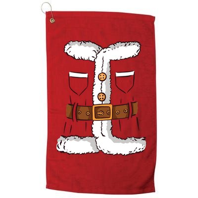 Santa Clause Costume Funny Chrismas Suit Golf Towel