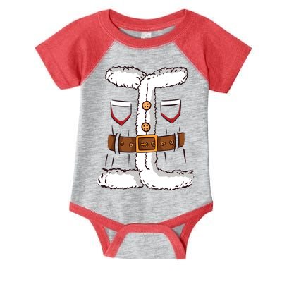 Santa Clause Costume Funny Chrismas Suit Infant Baby Jersey Bodysuit