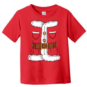 Santa Clause Costume Funny Chrismas Suit Toddler T-Shirt