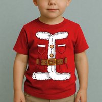 Santa Clause Costume Funny Chrismas Suit Toddler T-Shirt