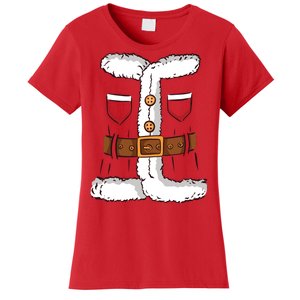 Santa Clause Costume Funny Chrismas Suit Women's T-Shirt