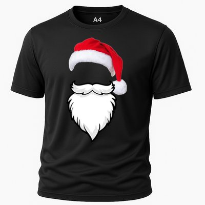 Santa Clause Mustache Beard Hat Performance Shirt