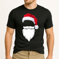 Santa Clause Mustache Beard Hat Performance Shirt