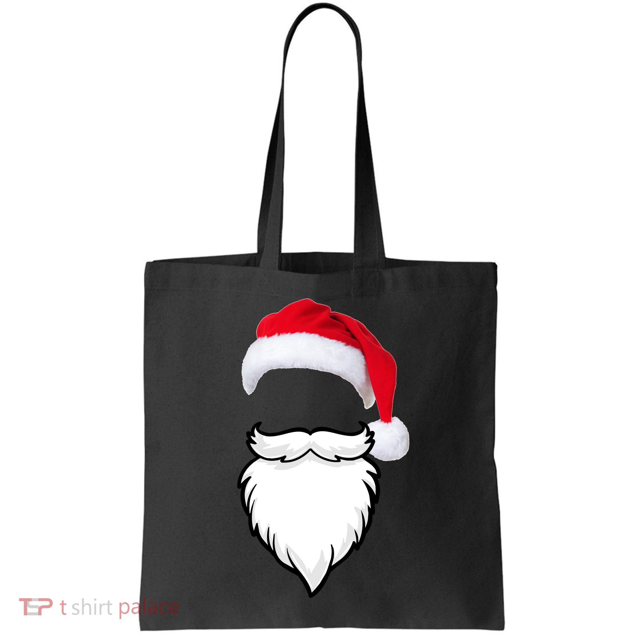 Santa Clause Mustache Beard Hat Bag
