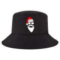 Santa Clause Mustache Face Cool Comfort Performance Bucket Hat