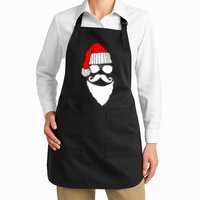 Santa Clause Mustache Face Apron