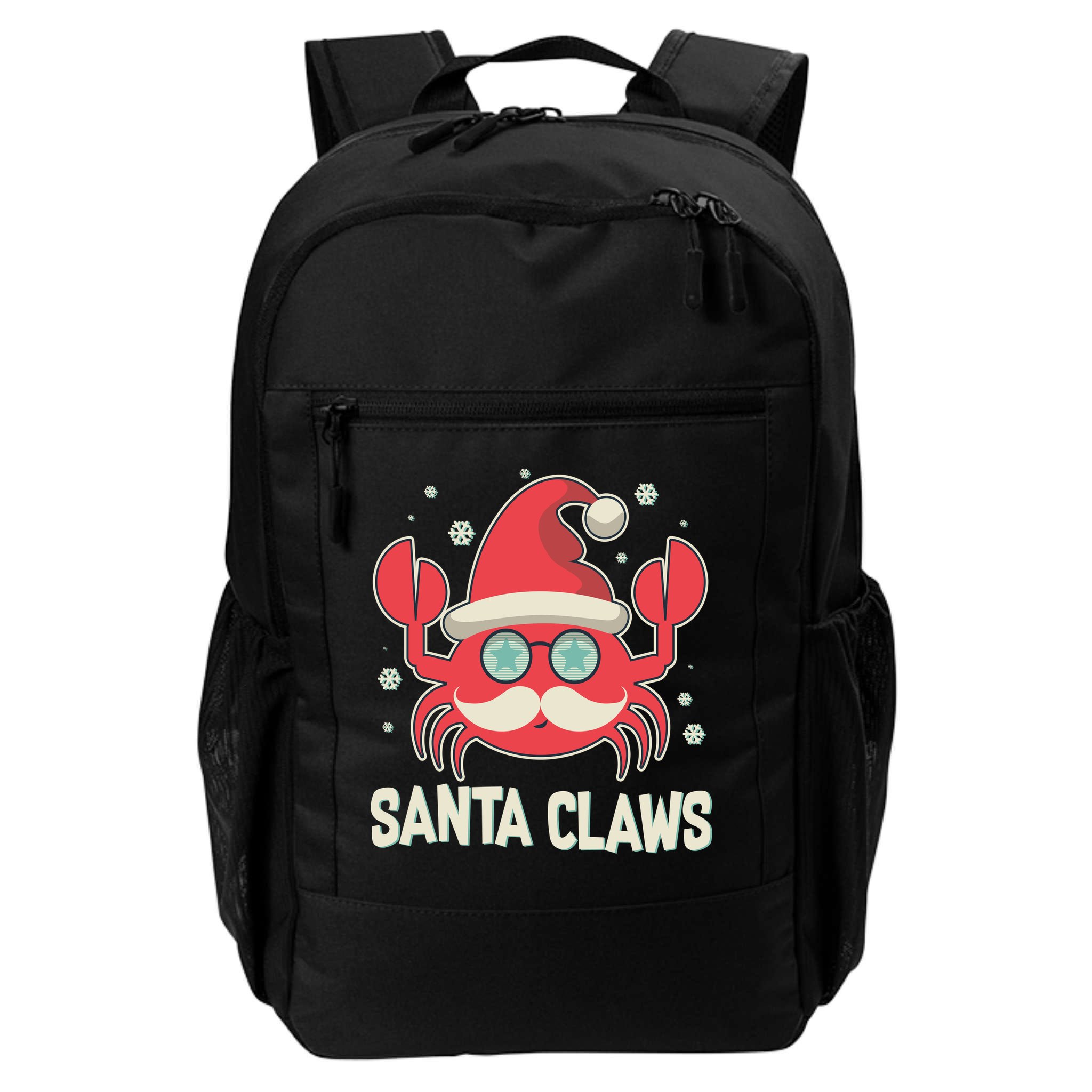 Santa Claw Crab Funny Christmas Backpack