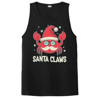 Santa Claw Crab Funny Christmas PosiCharge Competitor Tank