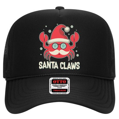 Santa Claw Crab Funny Christmas Trucker Hat