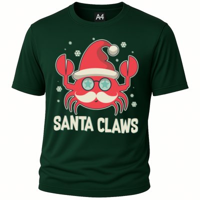 Santa Claw Crab Funny Christmas Performance Shirt