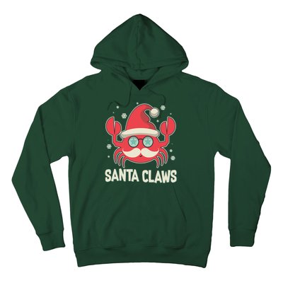 Santa Claw Crab Funny Christmas Hoodie