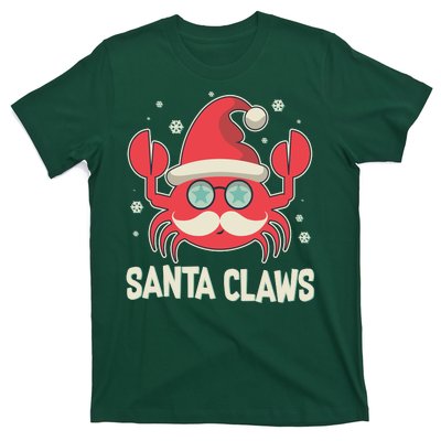 Santa Claw Crab Funny Christmas T-Shirt