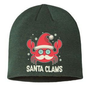 Santa Claw Crab Funny Christmas Sustainable Beanie