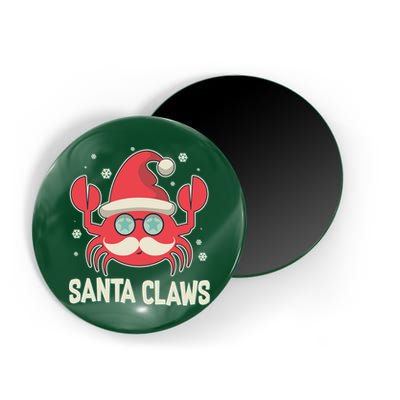 Santa Claw Crab Funny Christmas Magnet