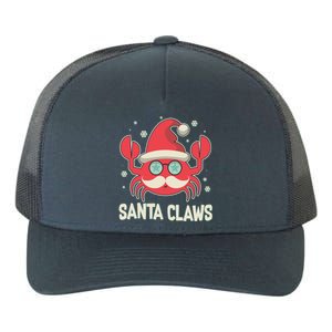 Santa Claw Crab Funny Christmas Yupoong Adult 5-Panel Trucker Hat