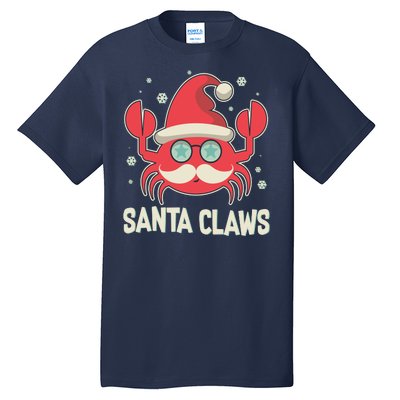 Santa Claw Crab Funny Christmas Tall T-Shirt