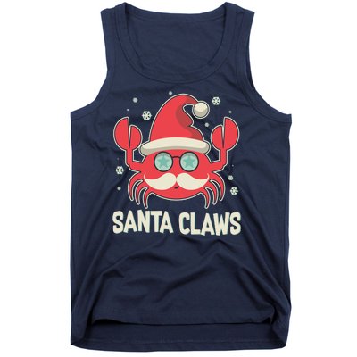 Santa Claw Crab Funny Christmas Tank Top