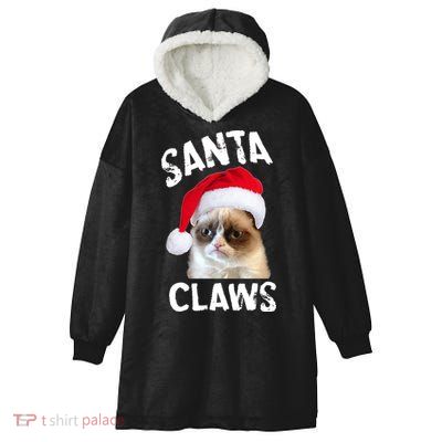 Santa Claws Hooded Wearable Blanket